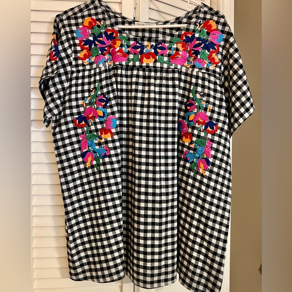 EEUC EMBROIDERED BLOUSE - Picture 1 of 12